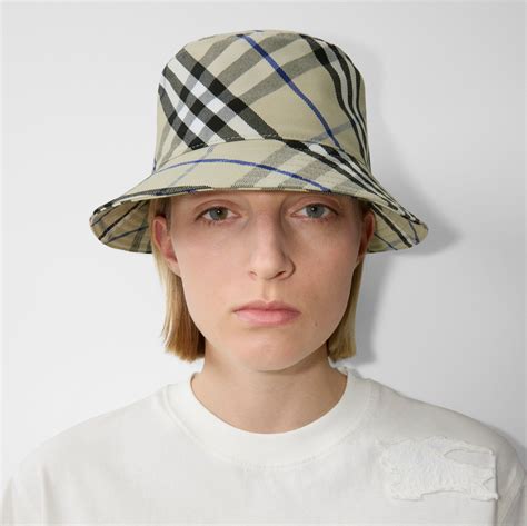 cerchietto burberry fiocco|Check Cotton Blend Bucket Hat in Lichen .